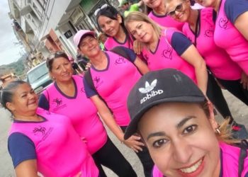 Sociedad Anticancerosa de Boconó realizó caminata por el mes rosa