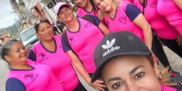 Sociedad Anticancerosa de Boconó realizó caminata por el mes rosa