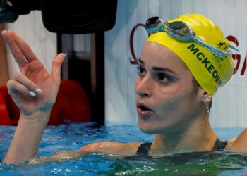 La australiana Kaylee McKeown establece un nuevo récord del mundo en los 50 espalda