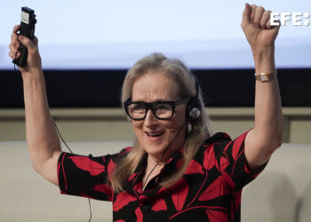 Meryl Streep, premio Princesa de Asturias de las Artes, baila al son de la gaita en Oviedo