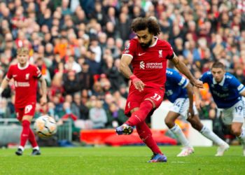 2-0. Luis Díaz aclara el camino y Salah ejecuta