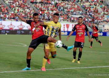 El aurinegro se trajo un punto de Caracas