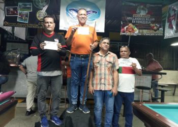 Valerano Vielma dio la campanada en billar tres bandas trujillano