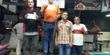 Valerano Vielma dio la campanada en billar tres bandas trujillano