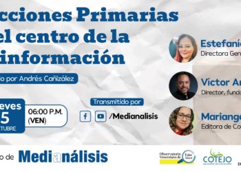 Expertos analizarán desinformación que rodea a la elección primaria