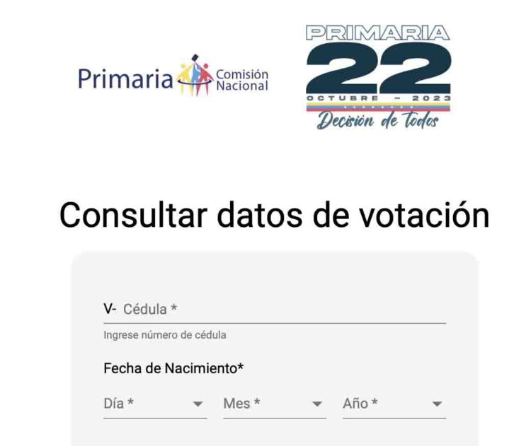 Ingresos cédula de identidad y fecha de nacimiento los ciudadanos pueden ubicar en el buscador de telegram dónde votan este 22 de octubre. Captura de pantalla