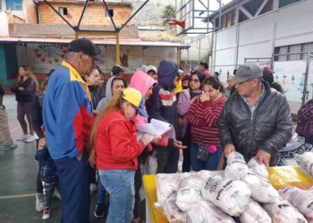 Familias beneficiadas con Feria del Campo Soberano en Mucuchíes