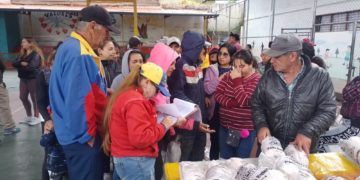 Familias beneficiadas con Feria del Campo Soberano en Mucuchíes