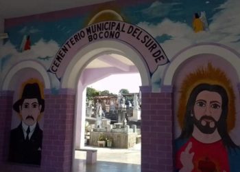 Preparan cementerio de Boconó para el Día de los Fieles Difuntos