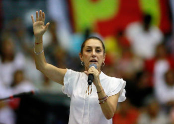 Sheinbaum lidera con 18 puntos en una encuesta la carrera a las presidenciales de México