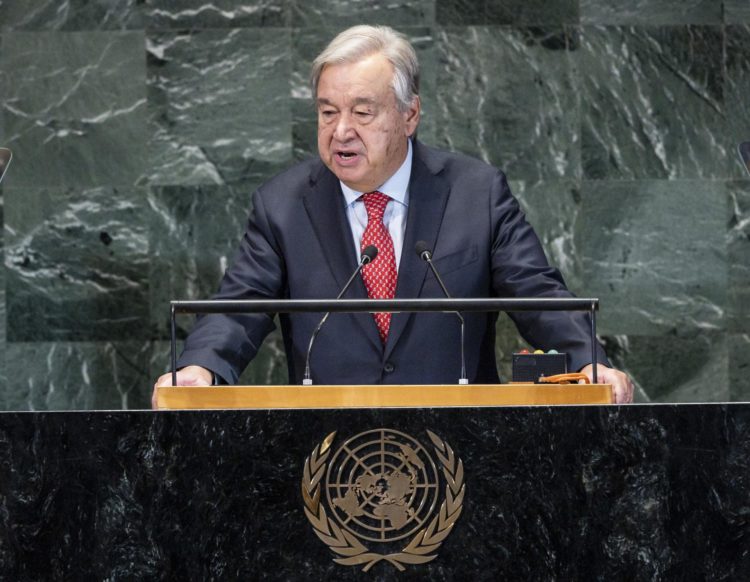 El secretario general de la ONU, António Guterres, en una fotografía de archivo. EFE/EPA/Justin Lane
