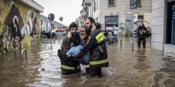 Milán y el norte de Italia se mantienen en alerta por riesgo de inundaciones y mal tiempo
