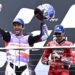 Zarco sube por primera vez a lo más alto del podio de MotoGP. Jorge Martín se lía