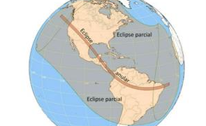 El eclipse anular que se podrá ver en América