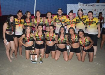 Táchira consiguió podio en nacional de kickingball playa