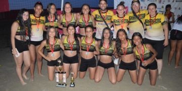 Táchira consiguió podio en nacional de kickingball playa