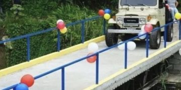 Alcalde de Libertador inauguró puente en el sector La Carbonera