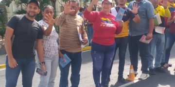 Activistas del Psuv tomaron las calles de Betijoque para promocionar consulta del 3 de diciembre