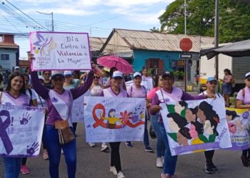 En Sabana de Mendoza dijeron «No más violencia contra la mujer»