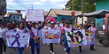 En Sabana de Mendoza dijeron «No más violencia contra la mujer»