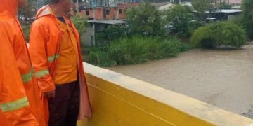 Protección Civil desplegado ante las fuertes precipitaciones en Boconó   