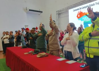 Instalan y juramentan Comando de Campaña en defensa del Esequibo en Trujillo