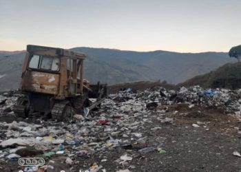 Máquina del relleno sanitario de Boconó paralizada desde hace un mes