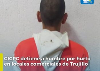 CICPC detiene a hombre por hurto en locales comerciales de Valera