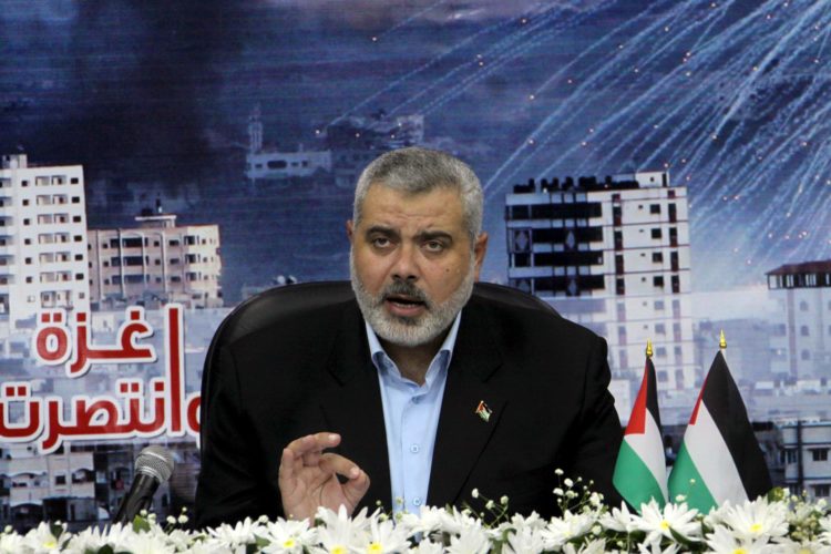 Imagen de Achivo del ex primer ministro y líder de Hamás, Ismail Haniye.
 EFE/Mohammed Saber