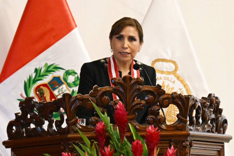 Fotografía cedida por el Ministerio Público de Perú del 4 de enero del 2023, donde se observa a la fiscal general de Perú Patricia Benavides. EFE/Ministerio Público de Perú