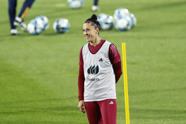 La centrocampista de la selección española Jenni Hermoso en una foto de archivo. EFE/Rodrigo Jiménez .