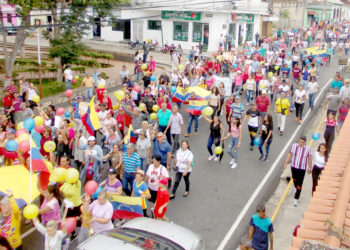“El Sol de Venezuela nace en el Esequibo”: Consigna de marcha oficialista en Betijoque