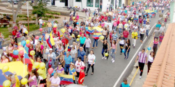 “El Sol de Venezuela nace en el Esequibo”: Consigna de marcha oficialista en Betijoque