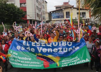 Mérida marchó por la defensa del Esequibo