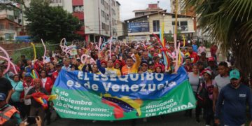 Mérida marchó por la defensa del Esequibo