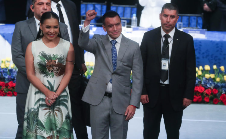 Daniel Noboa ofrece valentía y firmeza contra la corrupción y las traiciones en Ecuador
