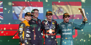 Alonso logra , con otra exhibición, su podio 106 en la Fórmula Uno, el octavo del año