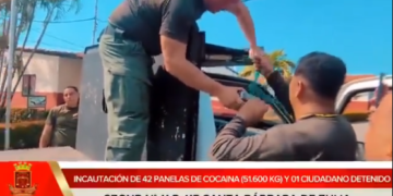 Detenido concejal tachirense en Zulia con casi 52 kilos de cocaína