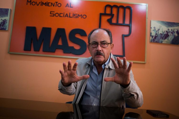 El secretario general del MAS, Felipe Mujica, en una fotografía de archivo. EFE/Cristian Hernández