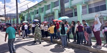 Concejo municipal de Boconó presente en el simulacro por el Esequibo