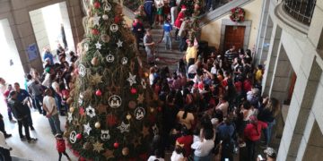 Llegó la Navidad al Rectorado de la ULA