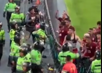 Policía peruana agredió a la Vinotinto tras culminar el partido