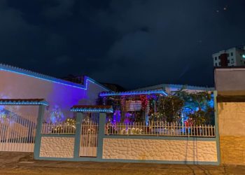 Una casa con decoración navideña se convirtió en la atracción de los tachirenses durante la época decembrina 