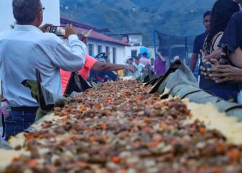 “31 años de tradición, 31 metros de largo” ese es el logro del Hallacazo Bellavistero del 2023
