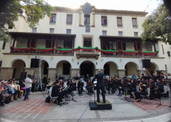 Banda Sinfónica de Mérida celebra 150° aniversario con concierto en la plaza Bolívar