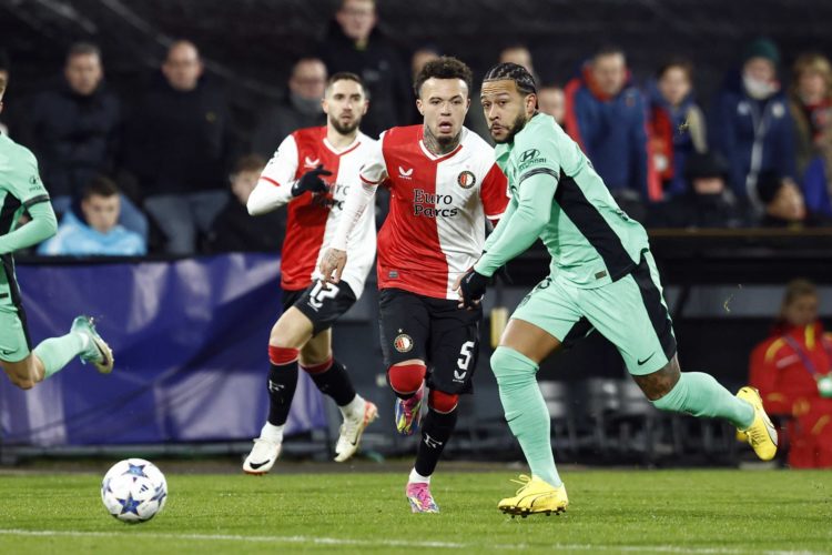 Memphis Depay, en el partido del pasado martes contra el Feyenoord. EFE/EPA/SEM VAN DER WAL