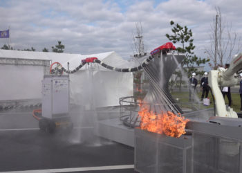 Diseñan un robot para apagar incendios inspirado en los dragones voladores
