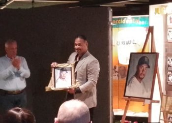 Johan Santana y Melvin Mora Salón de la Fama del Beisbol Venezolano