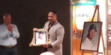 Johan Santana y Melvin Mora Salón de la Fama del Beisbol Venezolano