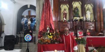 Feligreses celebran día de Santa Lucía en Boconó
